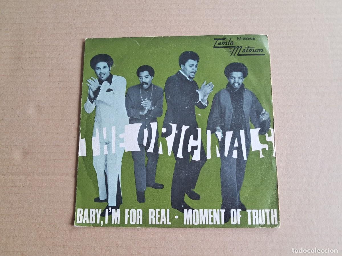 Discos de vinilo: THE ORIGINALS - BABY I&acute;M FOR REAL SINGLE 1969 EDICION ESPA&Ntilde;OLA