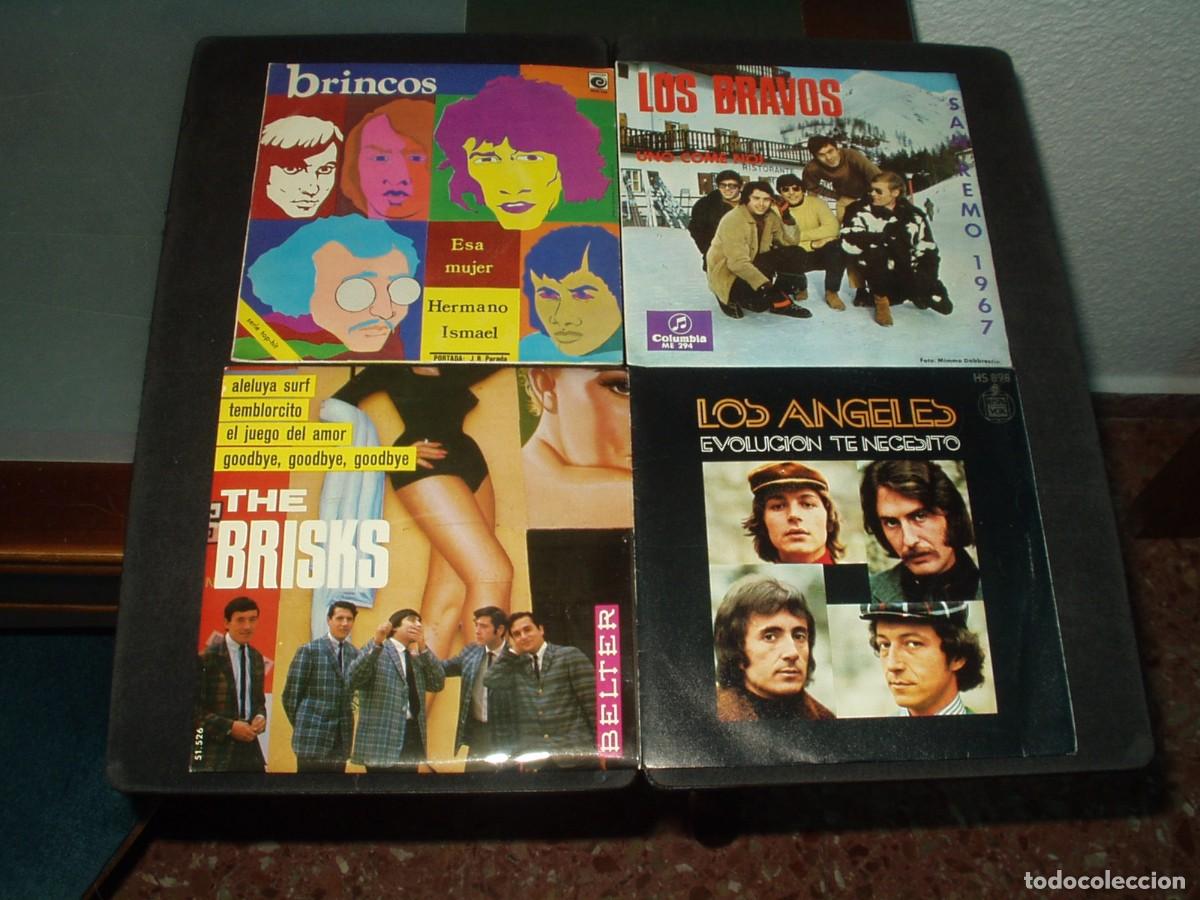 Discos de vinilo: LOTE 4 SINGLES GRUPOS ESPA&Ntilde;OLES A&Ntilde;OS 60