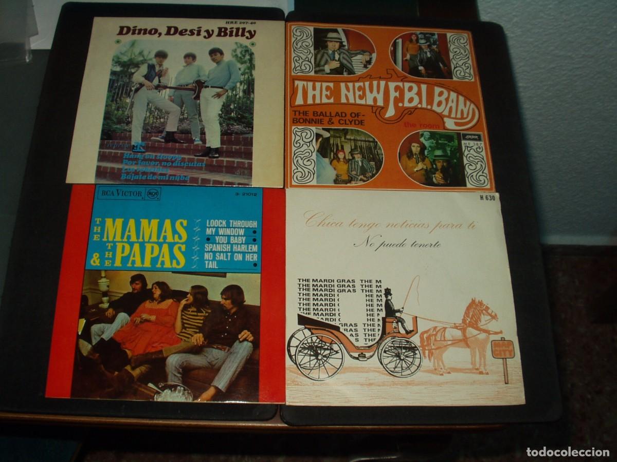 Discos de vinilo: LOTE 4 EP'S GRUPOS EXTRANJEROS A&Ntilde;OS 60