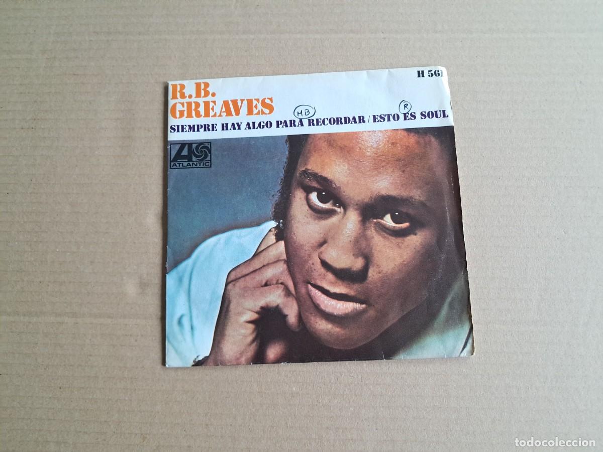 Discos de vinilo: R.B. GREAVES - SIEMPRE HAY ALGO PARA RECORDAR SINGLE 1970 EDICION ESPA&Ntilde;OLA
