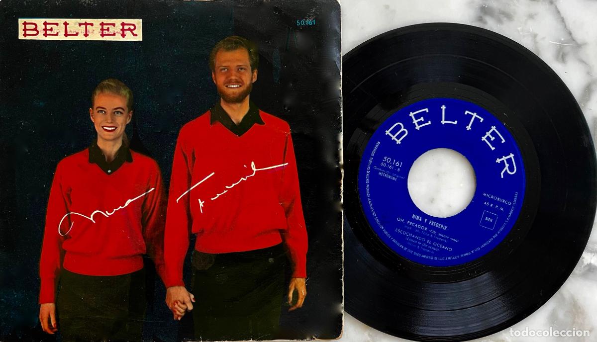 Discos de vinilo: NINA Y FREDERIK. TRISTE VIDA + 3 . EP ORIGINAL ESPA&Ntilde;A 1958