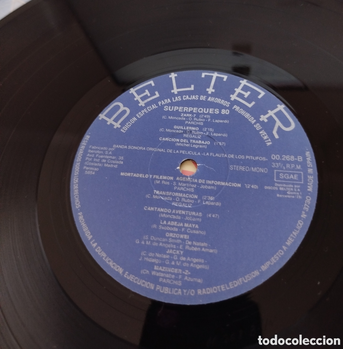 Discos de vinilo: Superpeques 80. VV.AA. - Foto 3