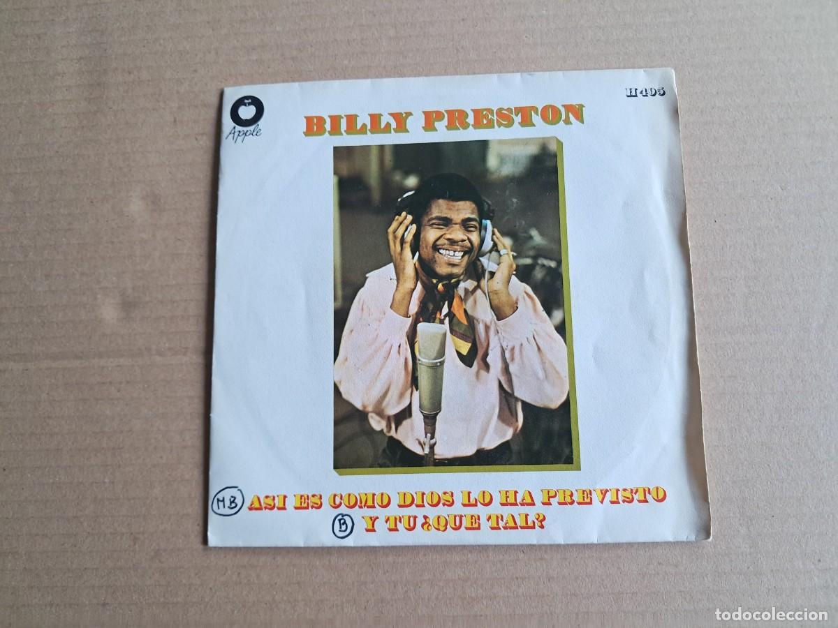 Discos de vinilo: BILLY PRESTON - ASI ES COMO DIOS LO HA PREVISTO SINGLE 1969 EDICION ESPA&Ntilde;OLA