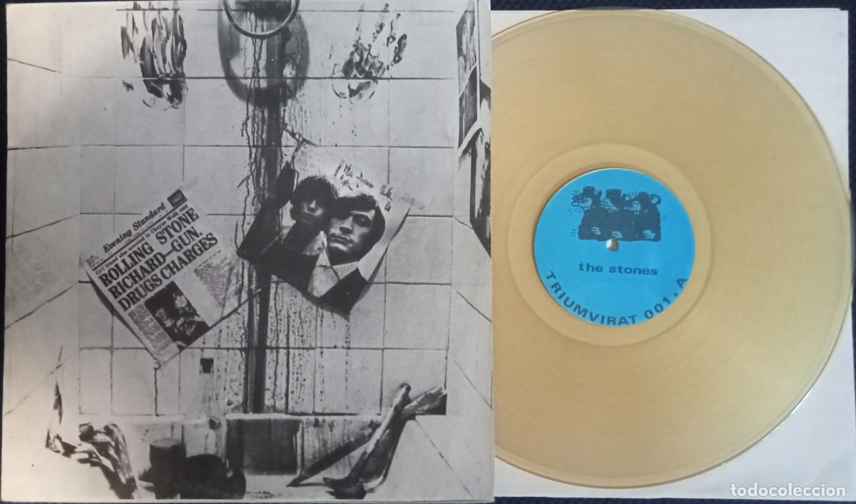 Discos de vinilo: Rolling Stones &rdquo;Reggae 'n 'roll&rdquo;, in studio jam with Jeff Beck, euro pressing clear vinyl htf!!!