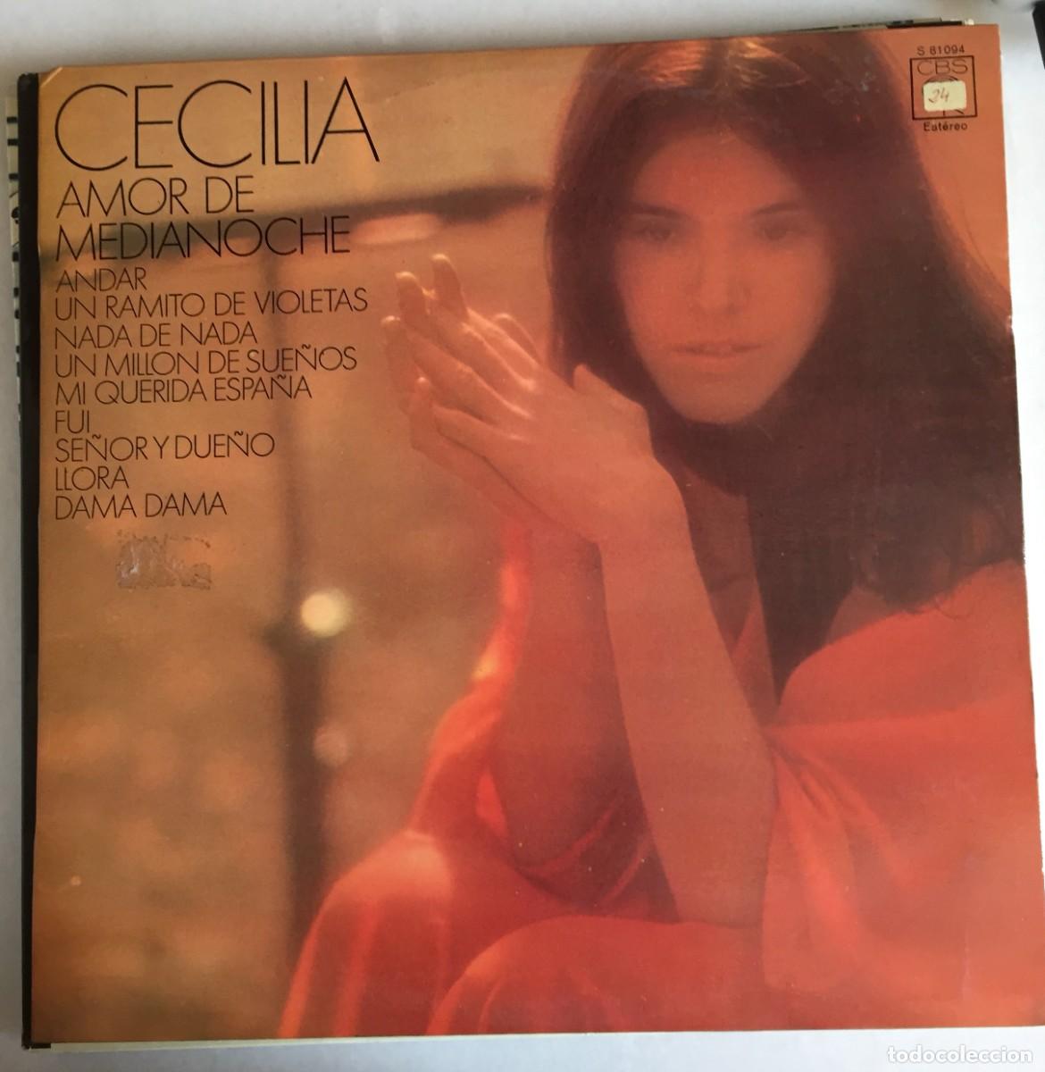 Discos de vinilo: CECILIA AMOR DE MEDIA NOCHE