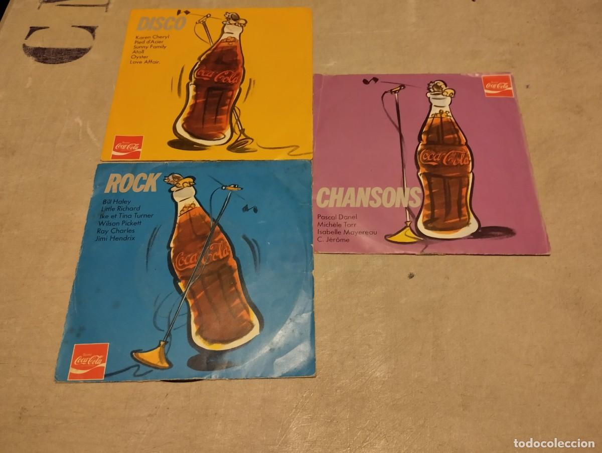 Discos de vinilo: COCA COLA 3 EP`S SERIE COMPLETA