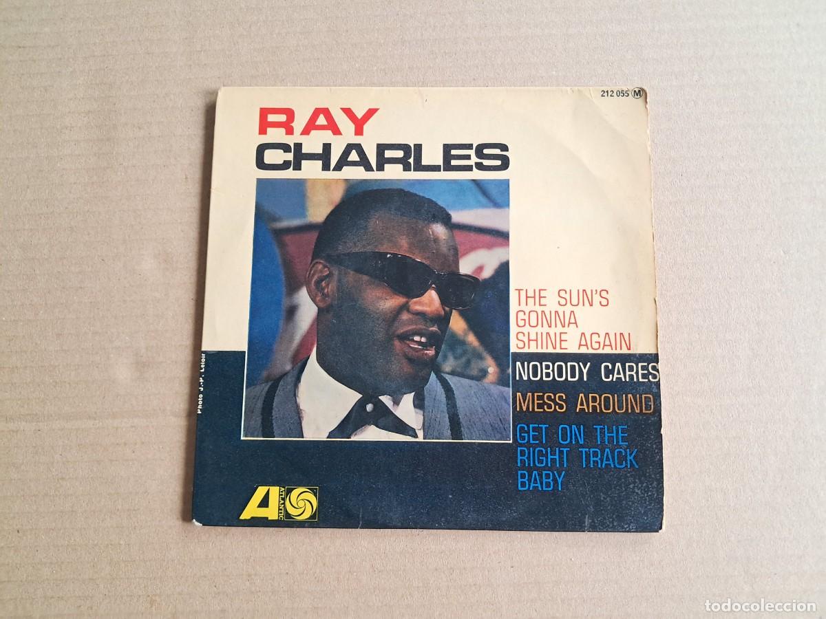 Discos de vinilo: RAY CHARLES - THE SUN&acute;S GONNA SHINE AGAIN EP 4 TEMAS 1963 EDICION ESPA&Ntilde;OLA
