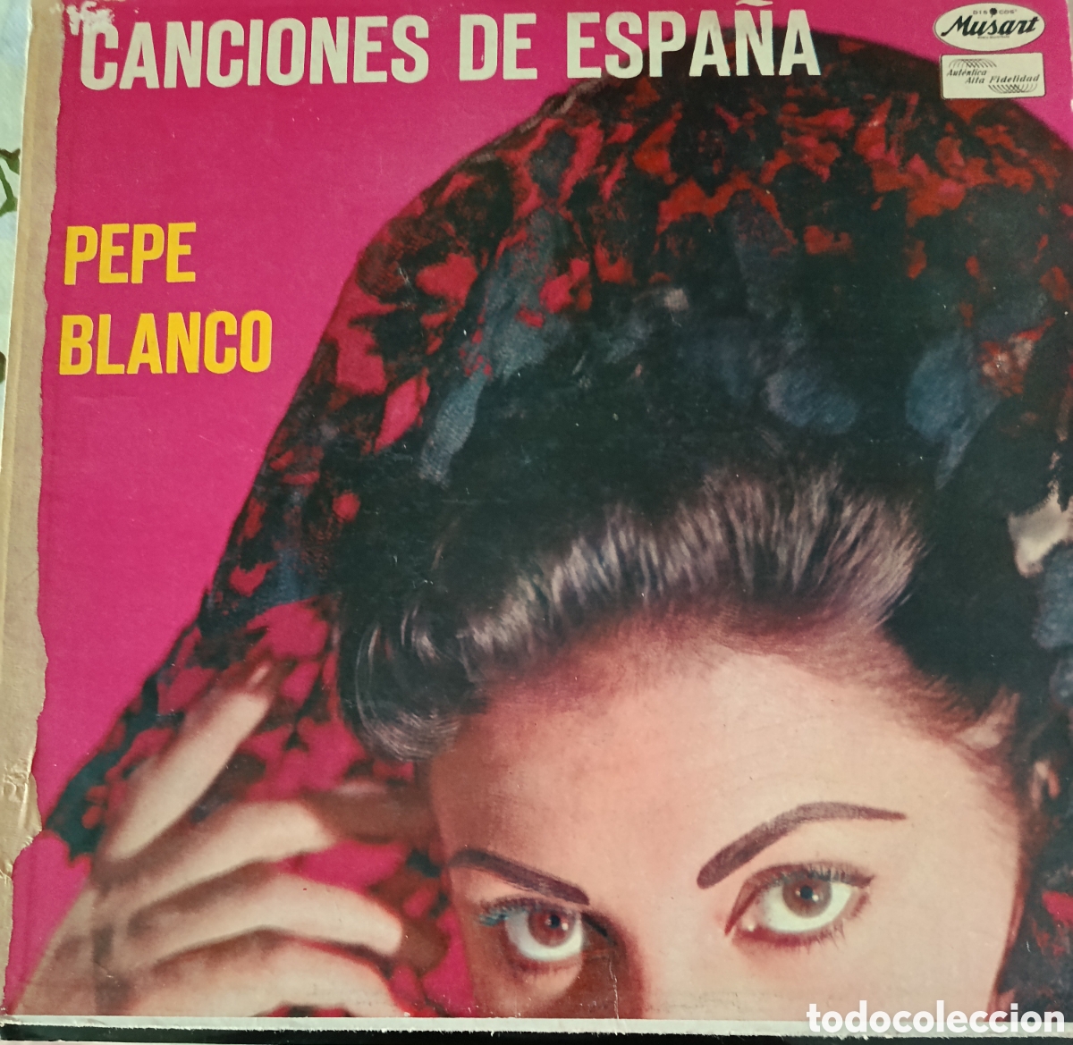 Discos de vinilo: Pepe Blanco Lp sello Musart editado en M&eacute;xico.