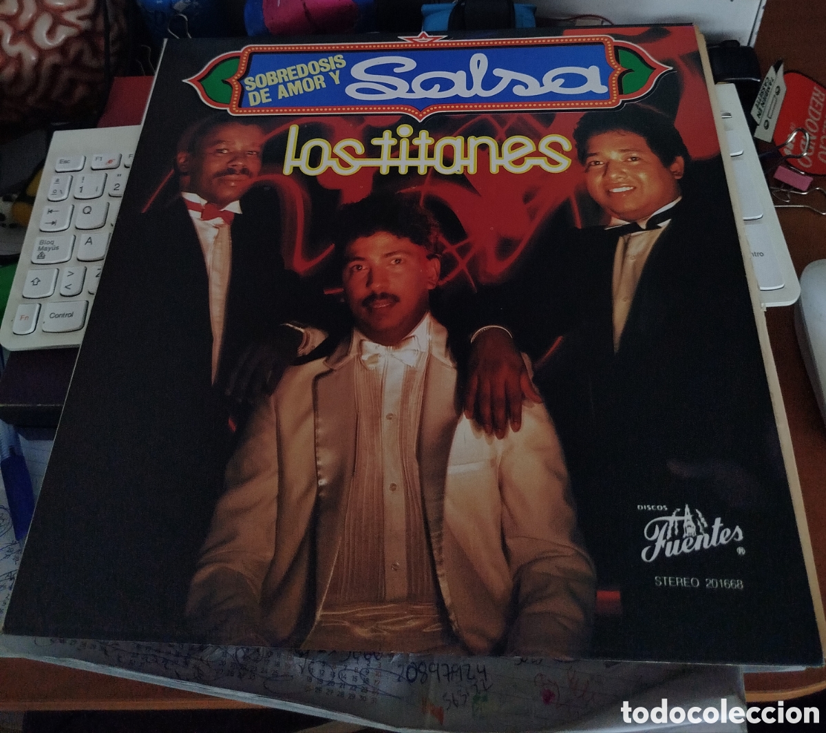 Discos de vinilo: Los Titanes &ndash; Sobredosis De Amor Y Salsa - Foto 1