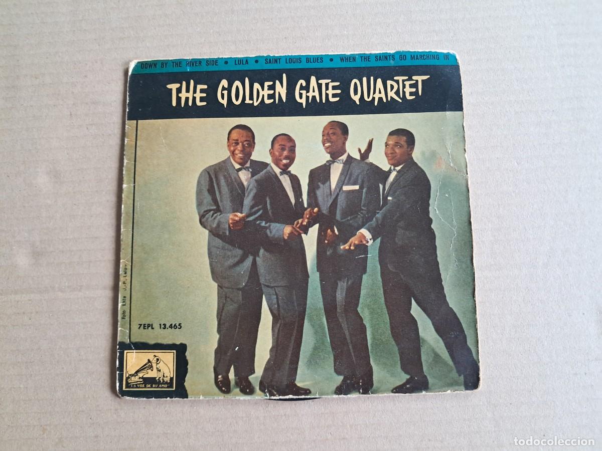 Discos de vinilo: THE GOLDEN GATE QUARTET - DOWN BY THE RIVER SIDE EP 4 TEMAS 1960 EDICION ESPA&Ntilde;OLA