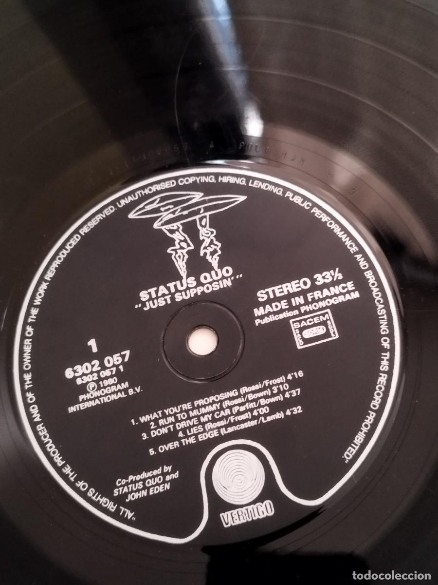 Discos de vinilo: Status Quo &ndash; Just Supposin... Vinilo lp. - Foto 2