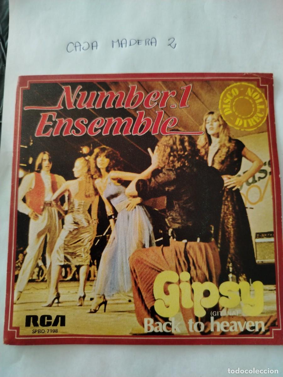 Discos de vinilo: Single vinilo number 1 ensemble, gipsy gitana, back to heaven