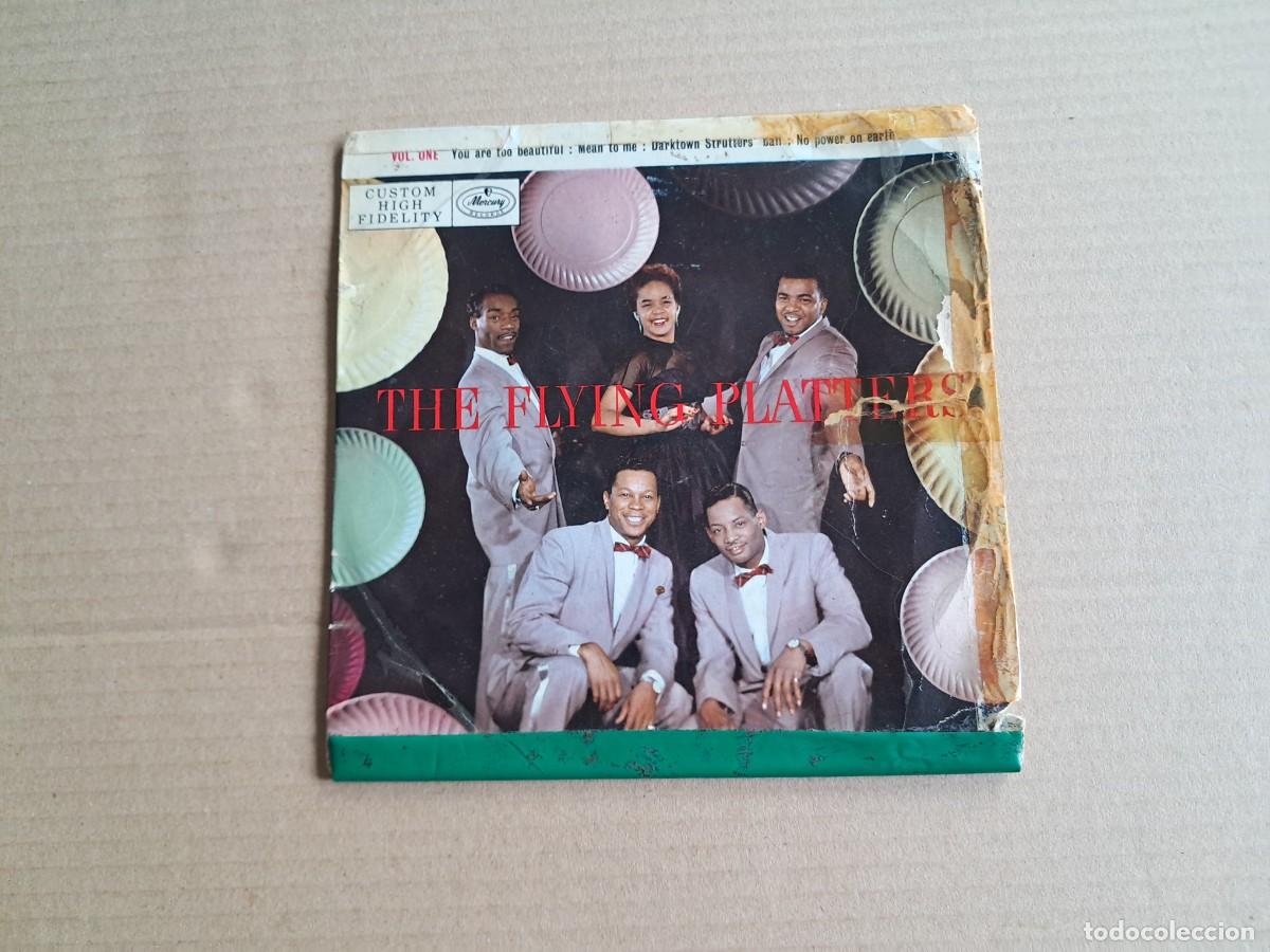Discos de vinilo: THE PLATTERS - THE FLYING PLATTERS EP 4 TEMAS 1956 EDICION REINO UNIDO
