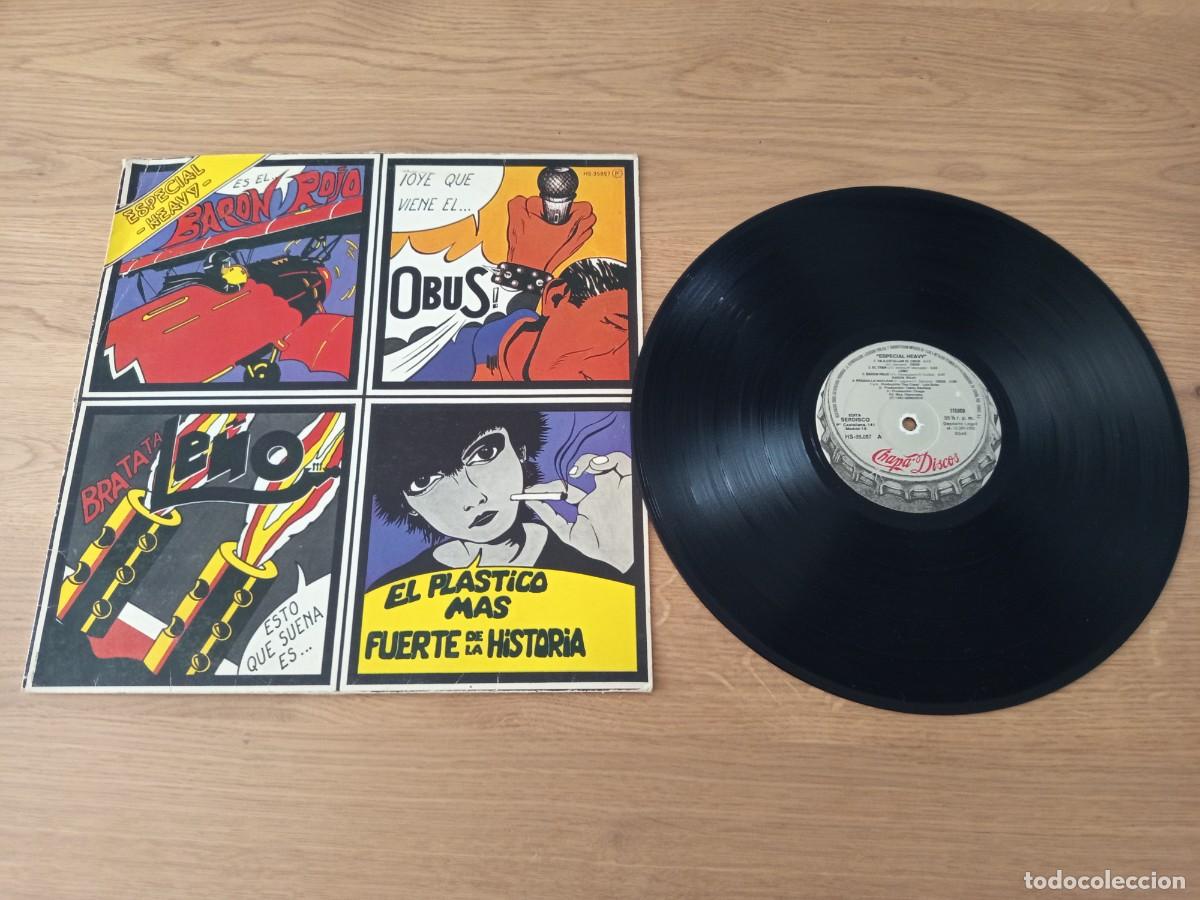 Discos de vinilo: JOYA LP ORIGINAL. BARON ROJO OBUS LE&Ntilde;O / ESPECIAL HEAVY/ A&Ntilde;O 1982 / CHAPA DISCOS HS 35057.