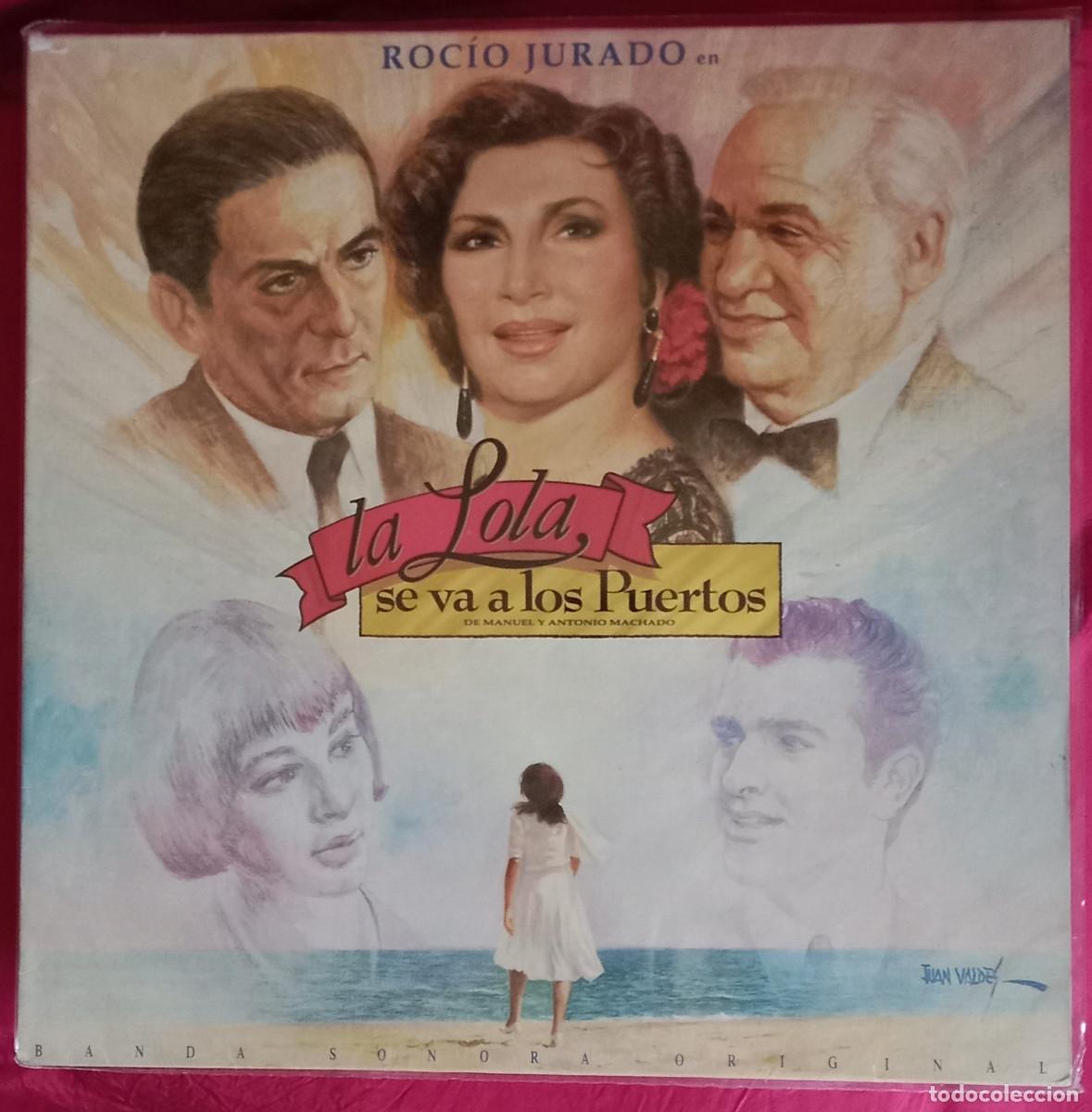 Discos de vinilo: Roc&iacute;o Jurado - La Lola se va a los Puertos - Lejana / M&aacute;laga... - Edit. CBS. Sony Music. 1993