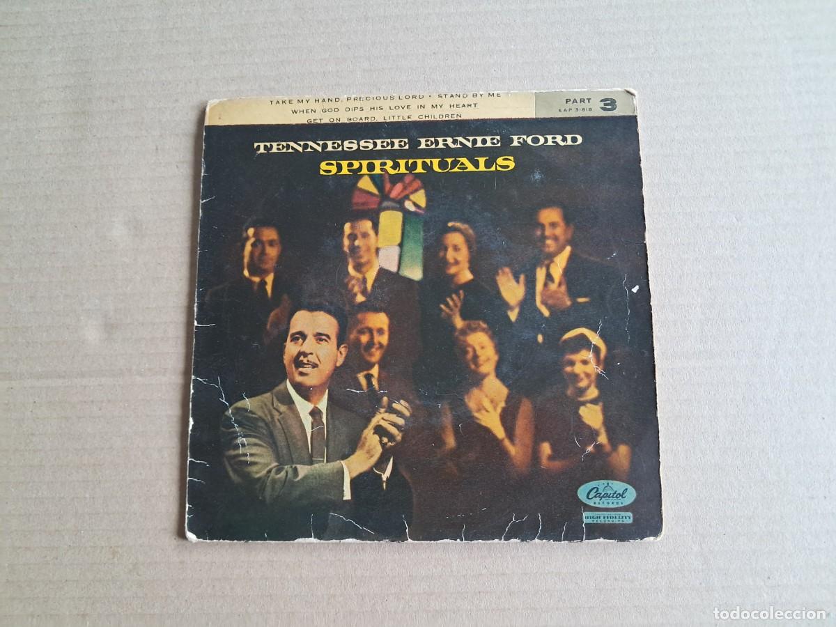 Discos de vinilo: TENNESSEE ERNIE FORD - SPIRITUALS EP 4 TEMAS 1958 EDICION ESPA&Ntilde;OLA