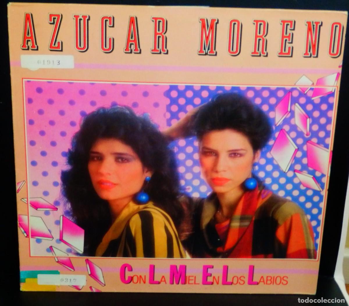 Discos de vinilo: Az&uacute;car Moreno * LP Vinilo * Con La Miel En Los Labios * Promocional * 1984 Muy raro