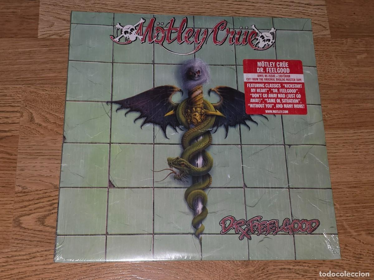 Discos de vinilo: MOTLEY CRUE LP Dr. Feelgood 2000 ,180g US Press Rare (Motley Records)*PRECINTADO* Guns'n'roses