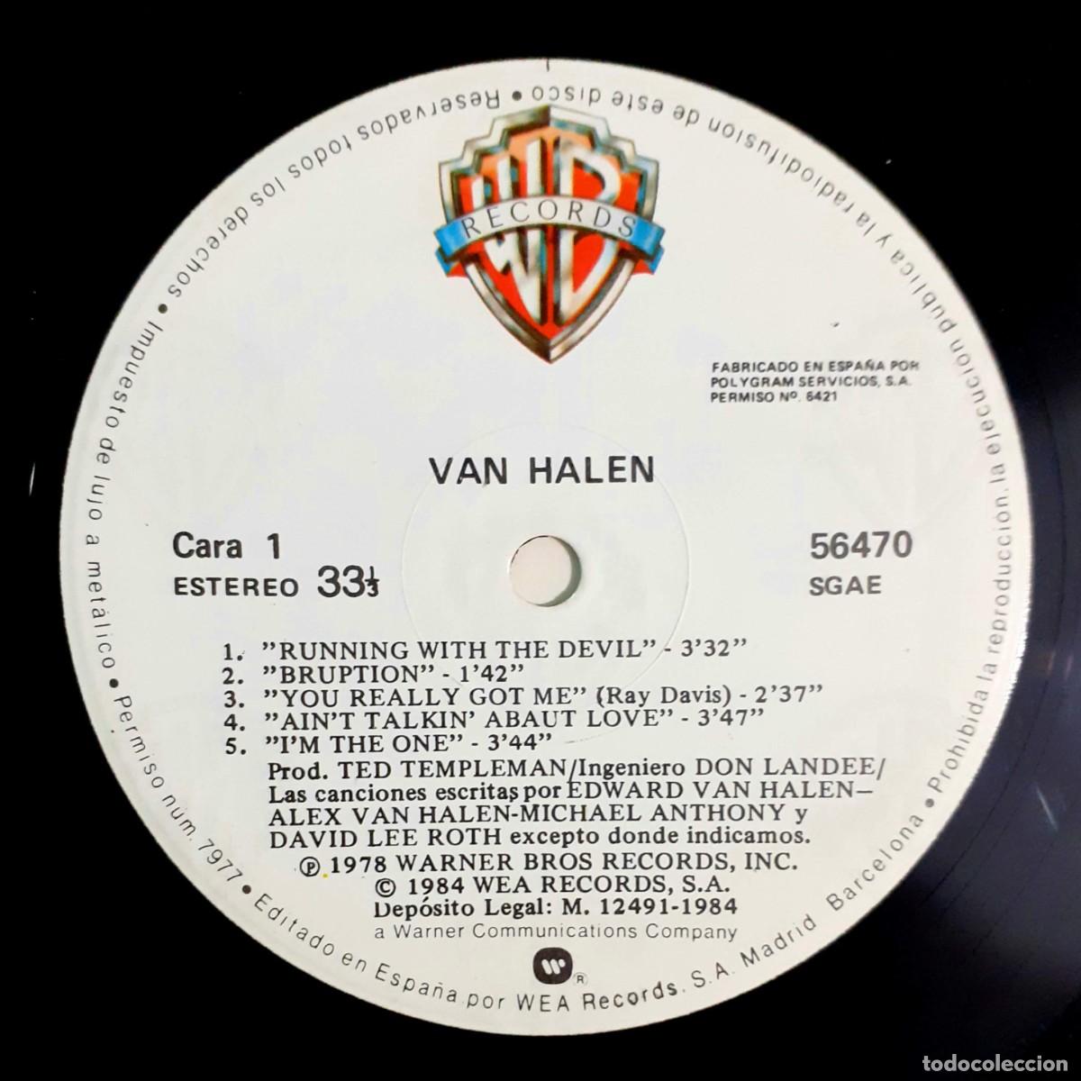 Discos de vinilo: Vinilos LP VAN HALEN - Foto 3