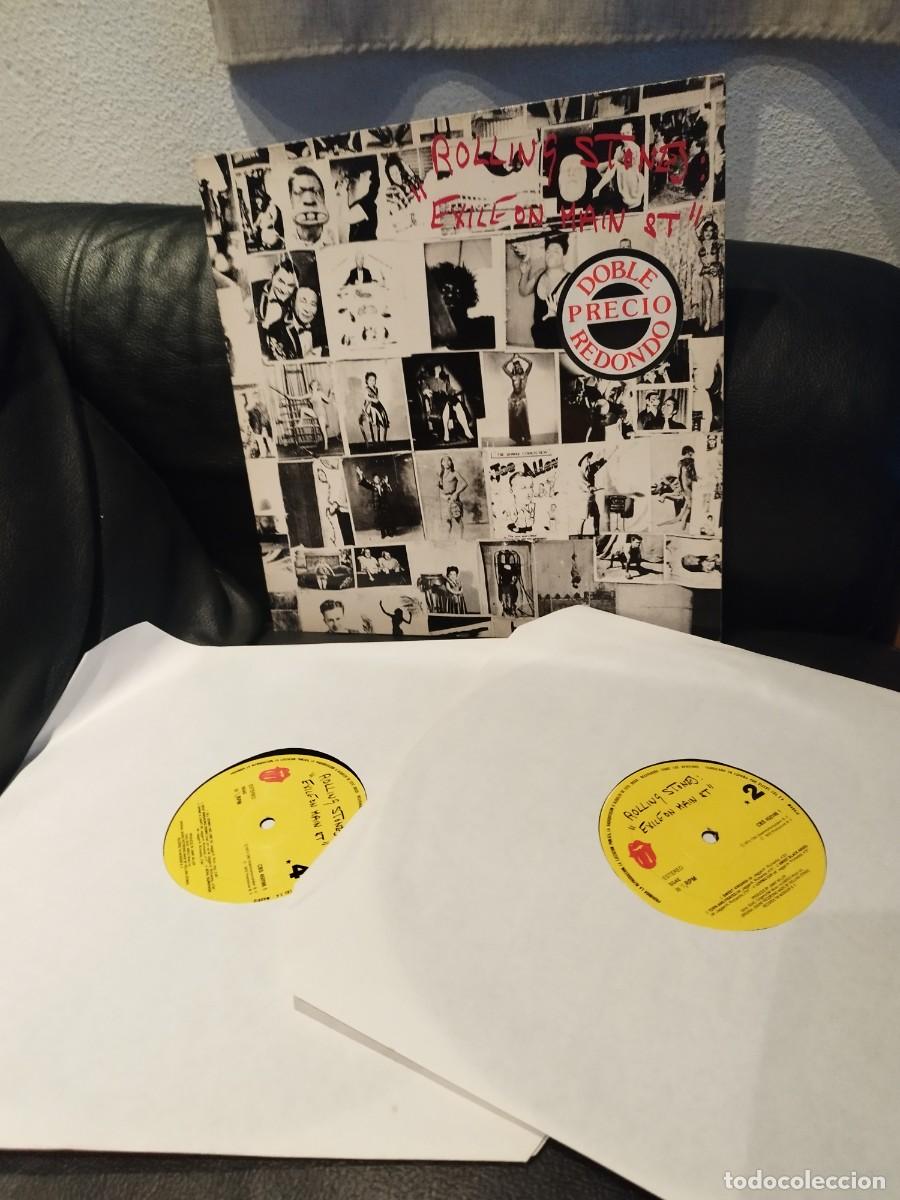 Discos de vinilo: Rolling Stones &ndash; Exile On Main St. Vinilos en muy buen estado, doble lp. NM/NM.