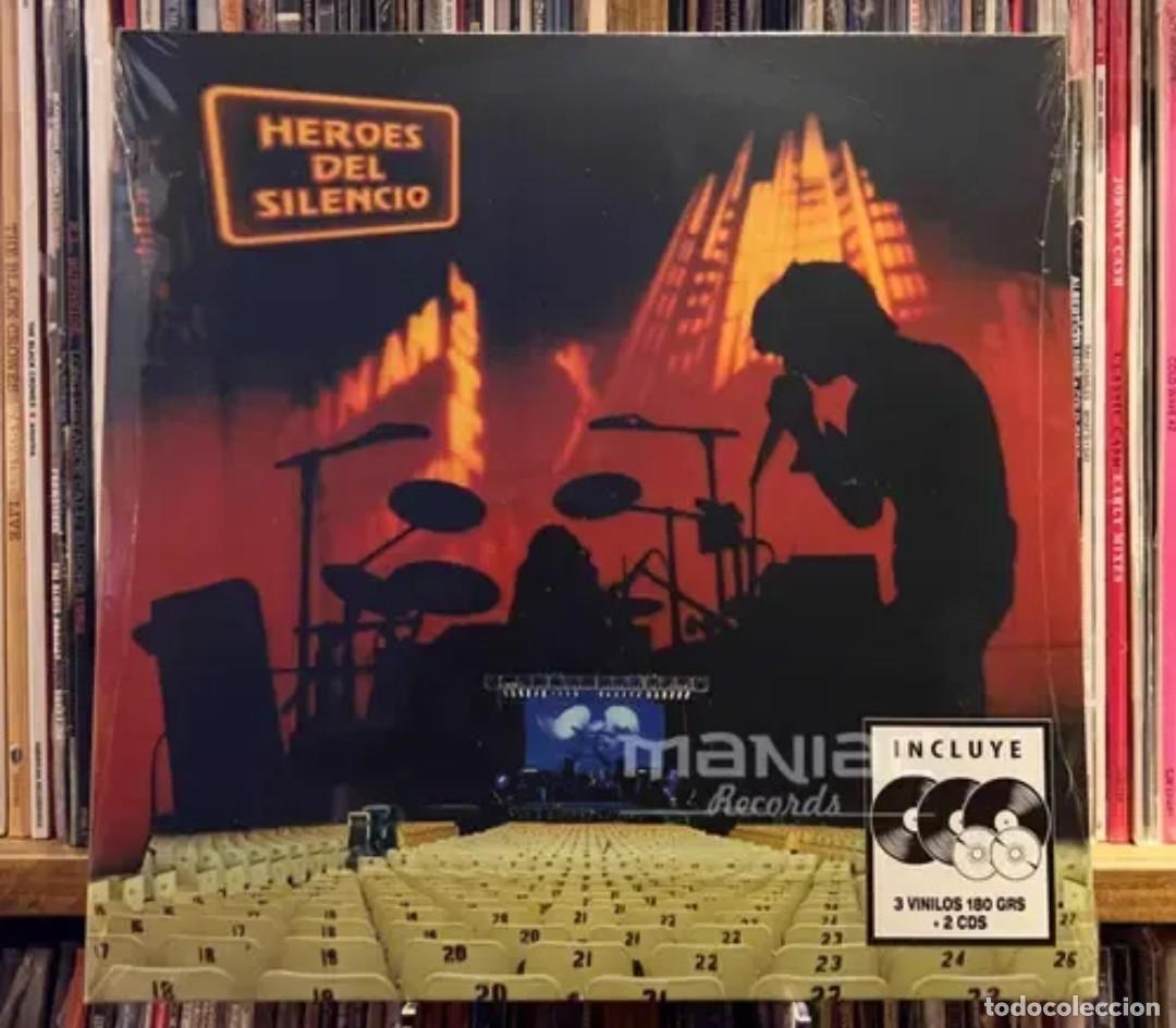 Discos de vinilo: 3 VINILO + 2 CD Heroes del Silencio Para Siempre Rock 2023 Coleccionista!!!a