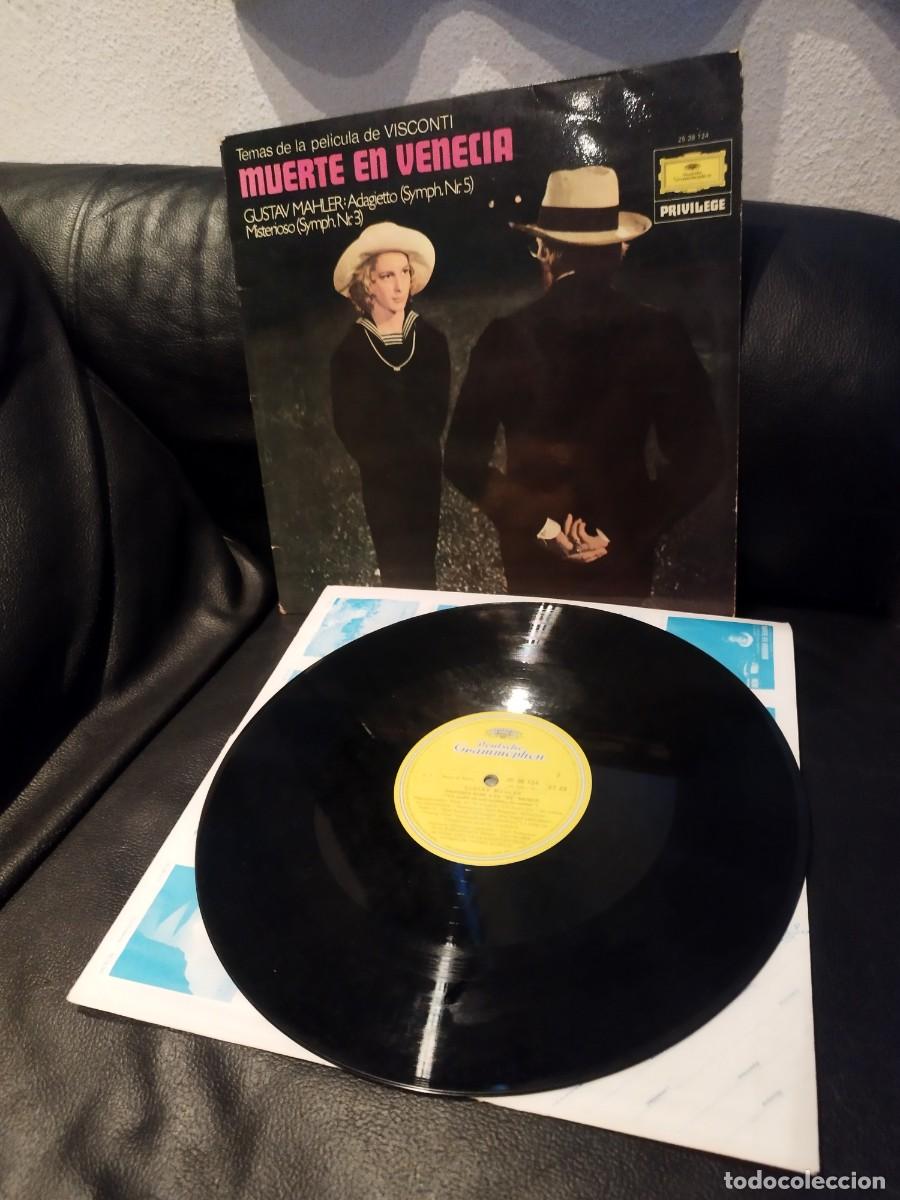 Discos de vinilo: Gustav Mahler - Bavarian Radio Symphony Orchestra, Rafael Kubelik. Muerte en Venecia. Vinilo lp.