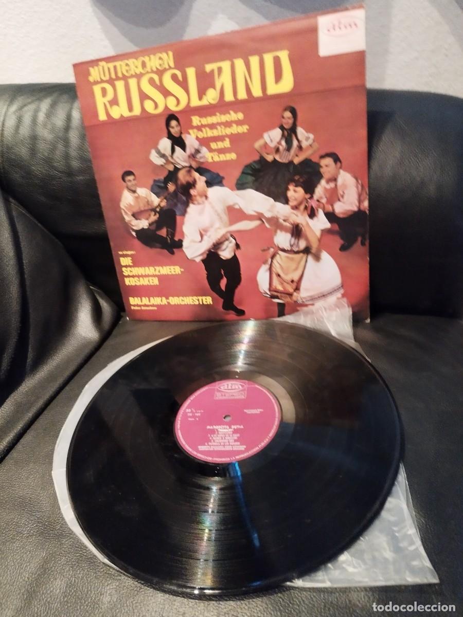 Discos de vinilo: Balalaika-Orchester Fedor Astachow Es Singen: Die Schwarzmeer-Kosaken &ndash; M&uuml;tterchen Russland. Vinilo