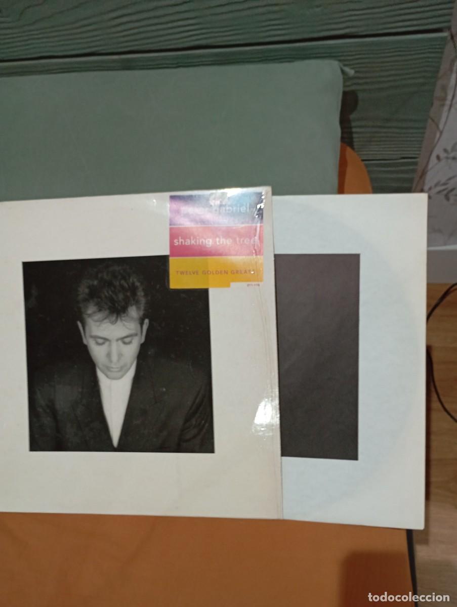 Discos de vinilo: lp ORIG PETER GABRIEL SHAKING THE TREE TWELVE GOLDEN GREATS VG++