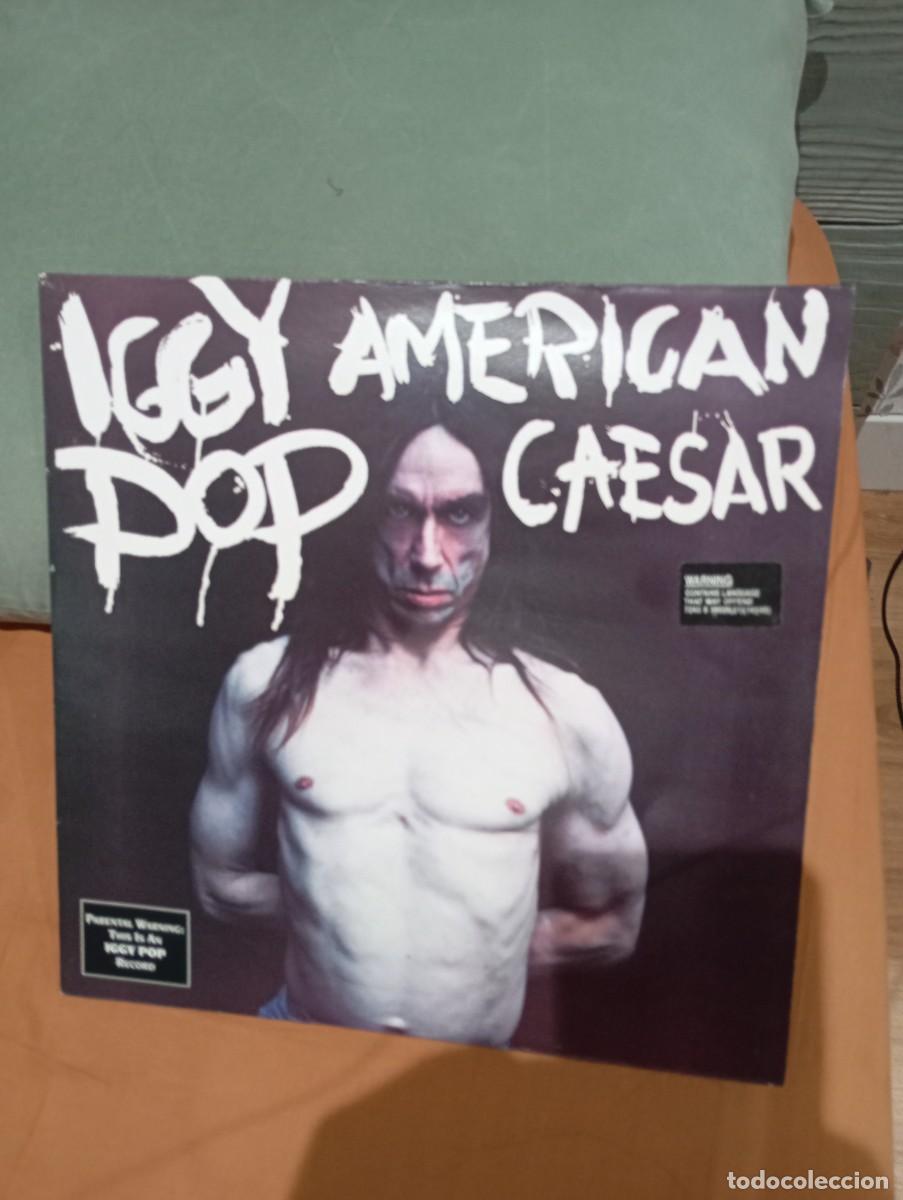 Discos de vinilo: lp DOBLE IGGY POP AMERICAN CAESAR VG++ - Foto 1