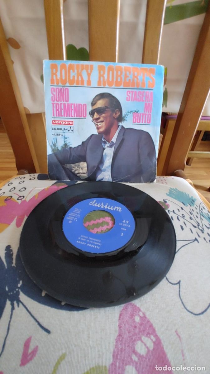 Discos de vinilo: ROCKY ROBERTS-SINGLE SONO TREMENDO - Foto 1