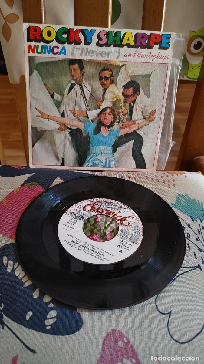 Discos de vinilo: ROCKY SHARPE AND THE REPLAYS-SINGLE NEVER
