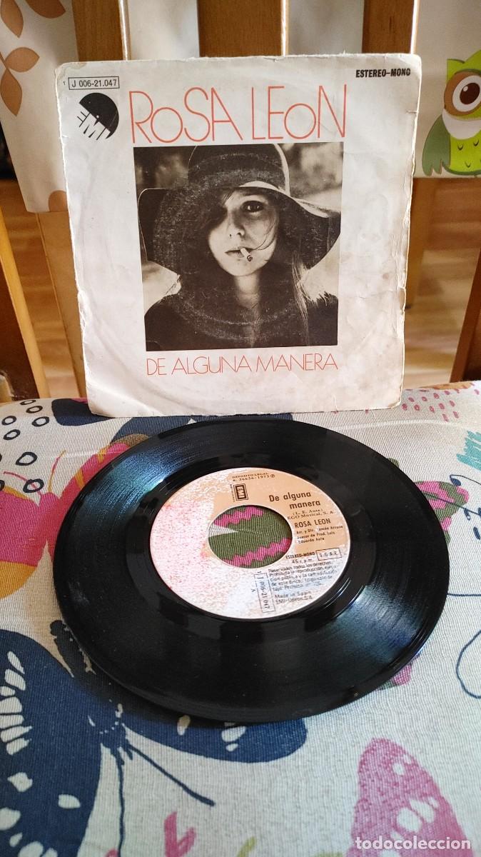 Discos de vinilo: ROSA LEON-SINGLE DE ALGUNA MANERA