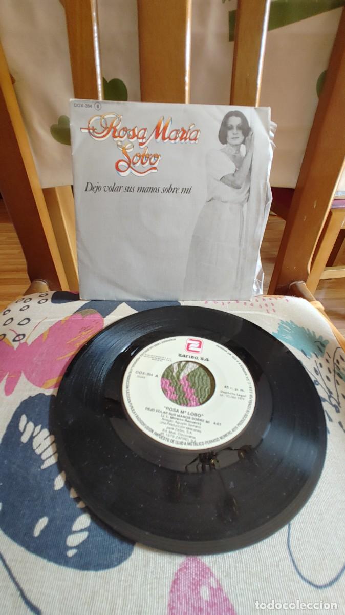 Discos de vinilo: ROSA MARIA LOBO-SINGLE DEJO VOLAR SUS MANOS SOBRE MI