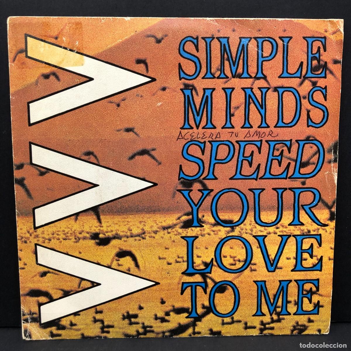 Discos de vinilo: SIMPLE MINDS - SPEED YOUR LOVE TO ME - A 106757 - SINGLE VINILO - DISCO M&Uacute;SICA / 683