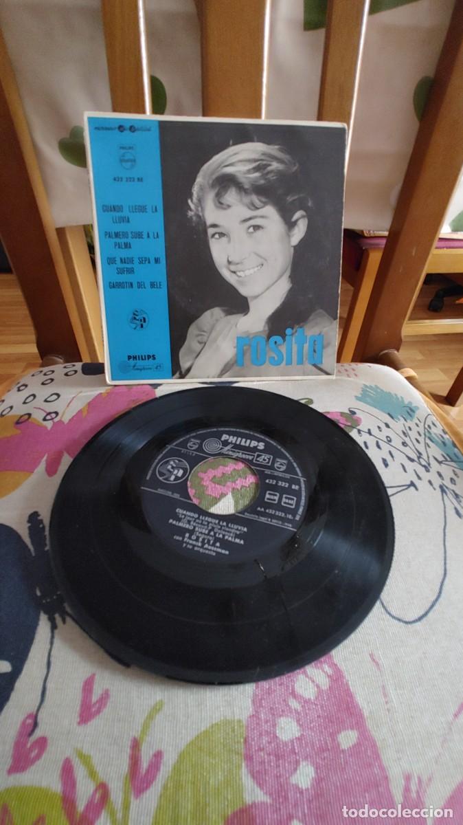 Discos de vinilo: ROSITA-EP CUANDO LLEGUE LA LLUVIA +3