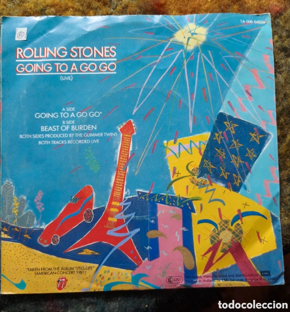 Discos de vinilo: The Rolling Stones: Going To A Go Go(Live) 7&rdquo; 45 Rpm