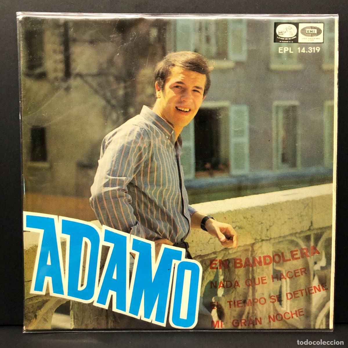 Discos de vinilo: ADAMO - EN BANDOLERA - EPL 14.319 - SINGLE VINILO - DISCO M&Uacute;SICA / 690