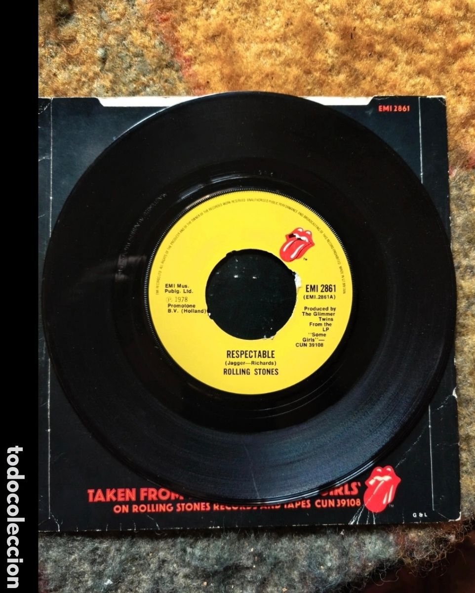 Discos de vinilo: The Rolling Stones: Respectable Single 7&rdquo; 1978 - Foto 4