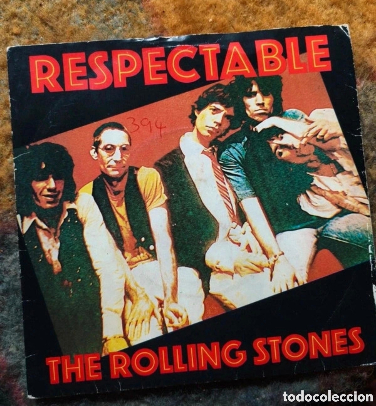 Discos de vinilo: The Rolling Stones: Respectable Single 7&rdquo; 1978 - Foto 1