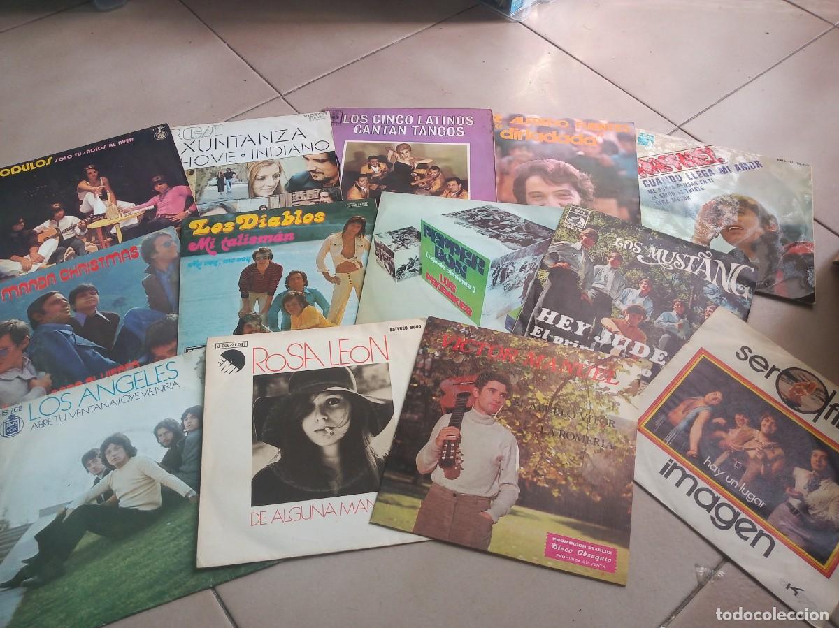 Discos de vinilo: LOTE 45 SINGLES VARIADOS NACIONAL E INTERNACIONAL. - Foto 1