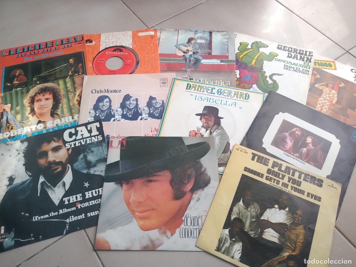 Discos de vinilo: LOTE 45 SINGLES VARIADOS NACIONAL E INTERNACIONAL. - Foto 2