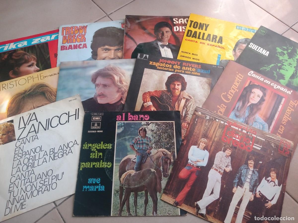 Discos de vinilo: LOTE 45 SINGLES VARIADOS NACIONAL E INTERNACIONAL. - Foto 3