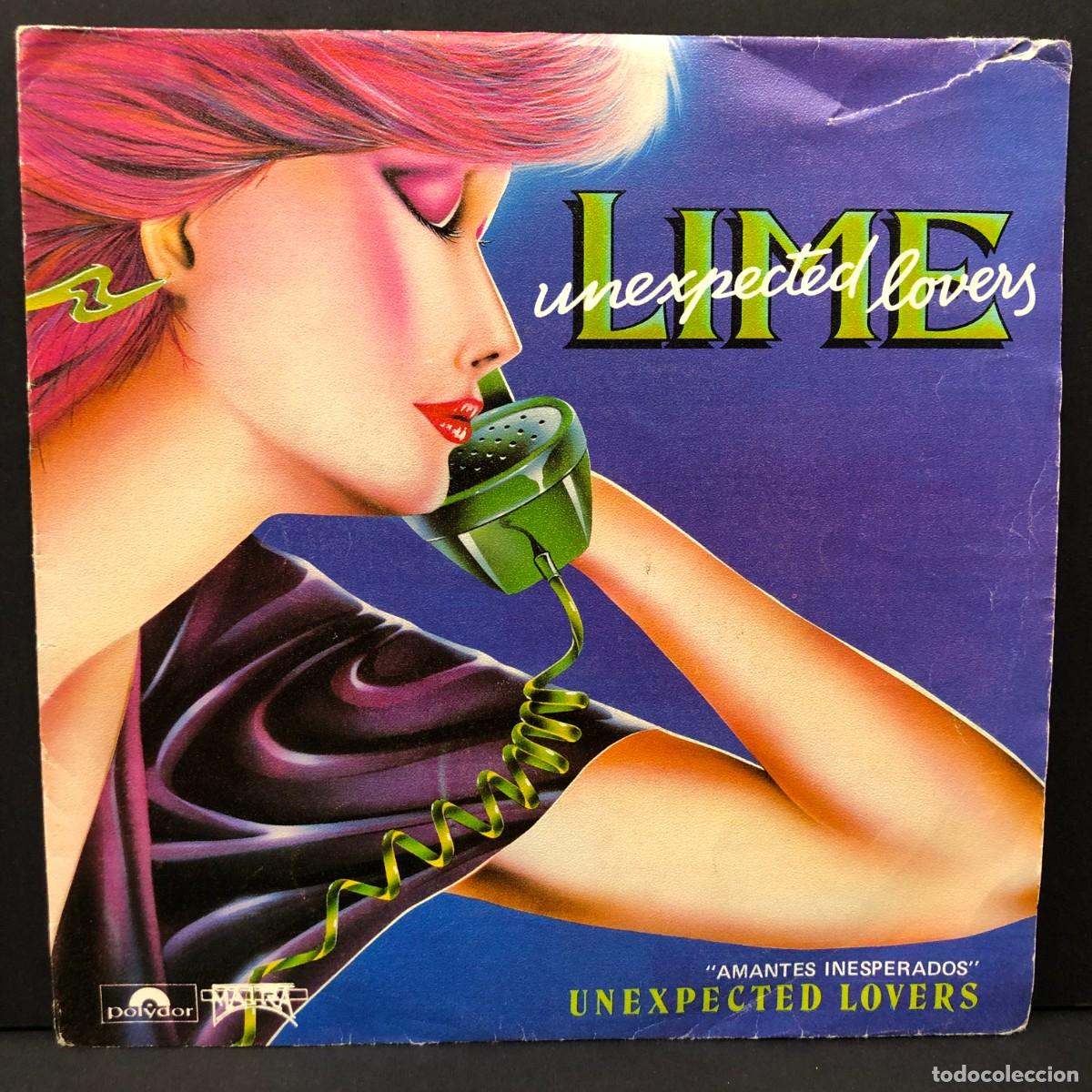 Discos de vinilo: LIME - UNEXPECTED LOVERS - 881 984-7 - SINGLE VINILO - DISCO M&Uacute;SICA / 700