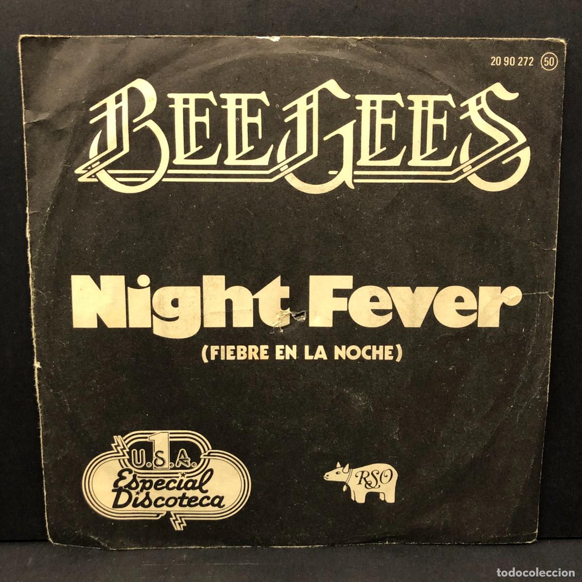 Discos de vinilo: BEE GEES - SATURDAY NIGHT FEVER - 20 90 272 - SINGLE VINILO - DISCO M&Uacute;SICA / 710