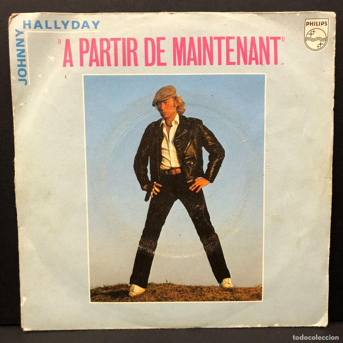 Discos de vinilo: JOHNNY HALLDAY - &rdquo;QU'EST-CE QU'ELLE FAIT&rdquo; - 6010 216 - SINGLE VINILO - DISCO M&Uacute;SICA / 725