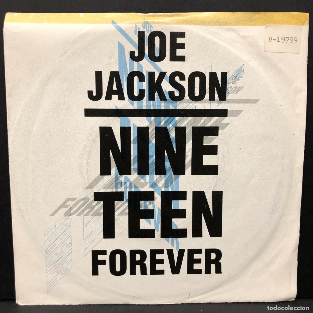 Discos de vinilo: JOE JACKSON - NINETEEN FOREVER - 390 396-7 - SINGLE VINILO - DISCO M&Uacute;SICA / 728