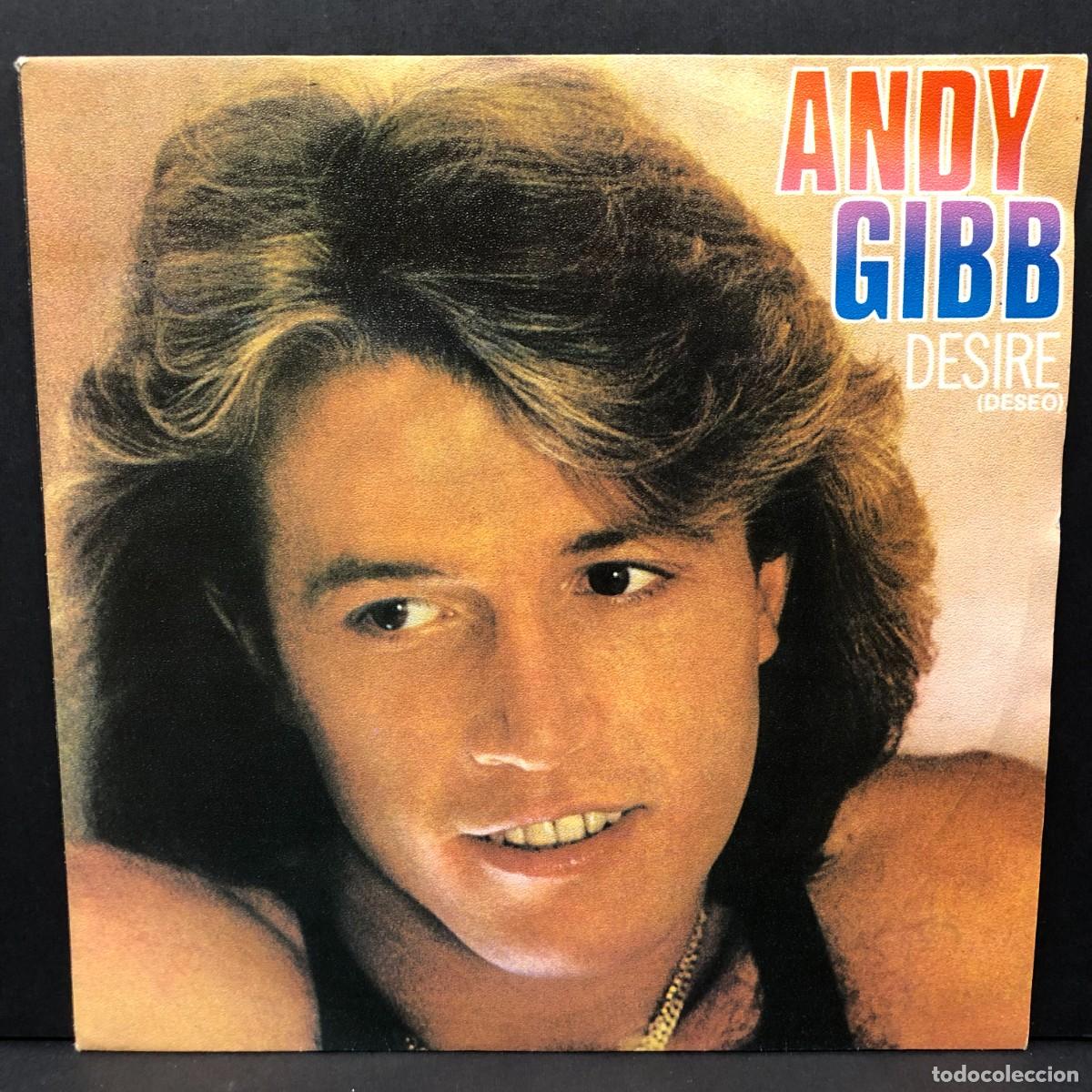 Discos de vinilo: ANDY GIBB - DESIRE, WAITING FOR YOU - 20 90 418 50 - SINGLE VINILO - DISCO M&Uacute;SICA / 740