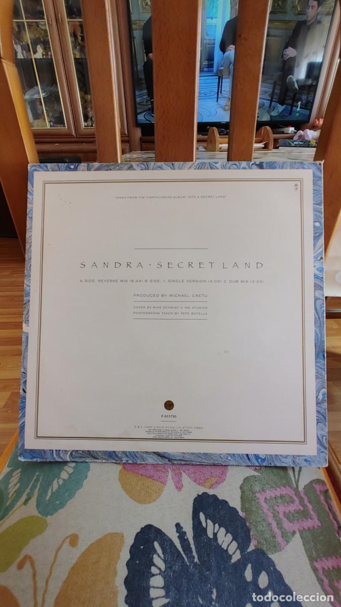 Discos de vinilo: SANDRA-MAXI SECRET LAND - Foto 2