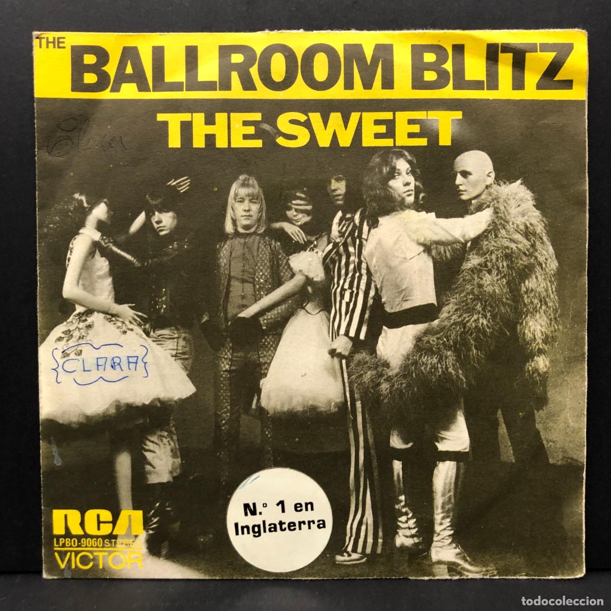 Discos de vinilo: THE BALLROOM BLITZ - THE SWEET - LPBO-9060 - SINGLE VINILO - DISCO / 748