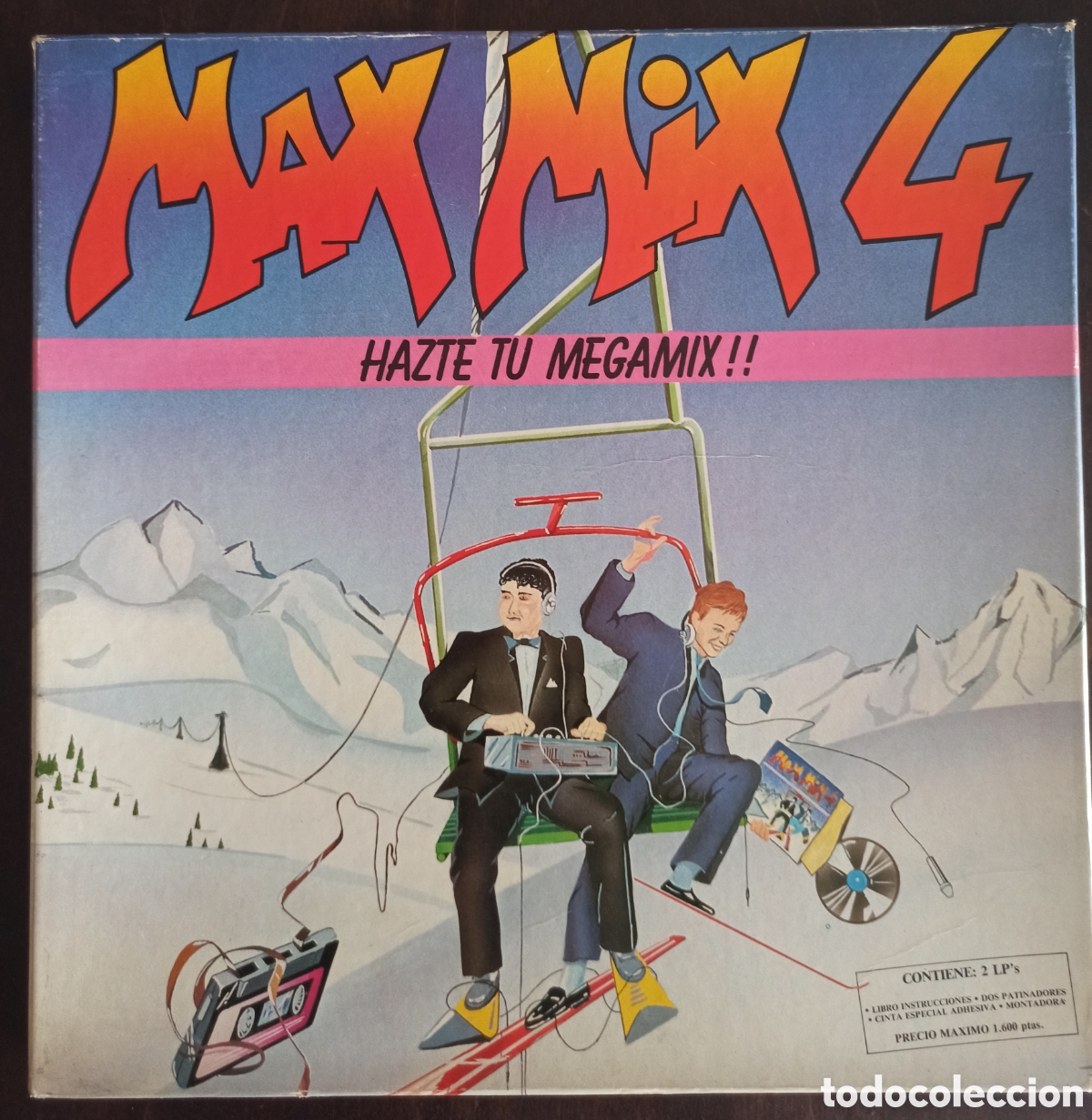 Discos de vinilo: Max Mix 4 &ndash; Hazte tu Megamix!! (1986),